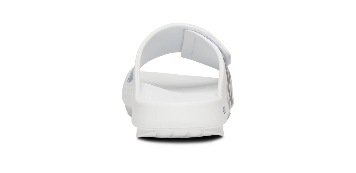 BAUER/OOFOS Men's OOahh Sport Flex Sandal – White - Image 8