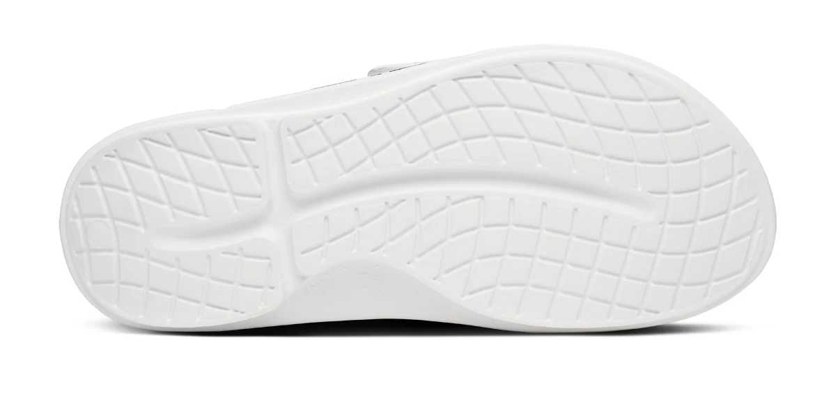 BAUER/OOFOS Men's OOahh Sport Flex Sandal – White - Image 10