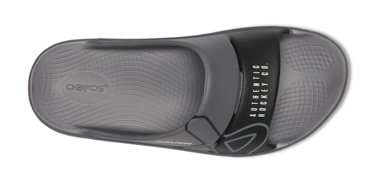 BAUER/OOFOS Women's OOahh Sport Slide Sandal – Slate - Image 6