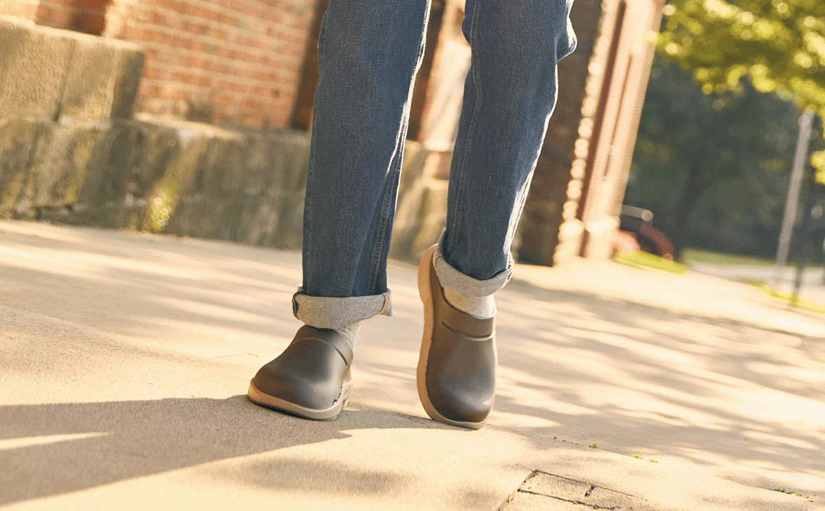 Men's OOcloog Stacked Clog - Portobello - Image 8