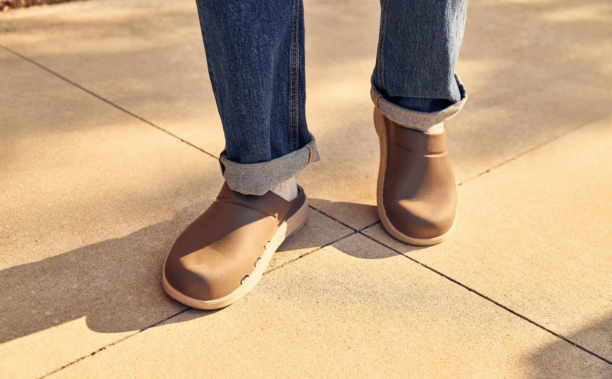 Men's OOcloog Stacked Clog - Portobello - Image 9