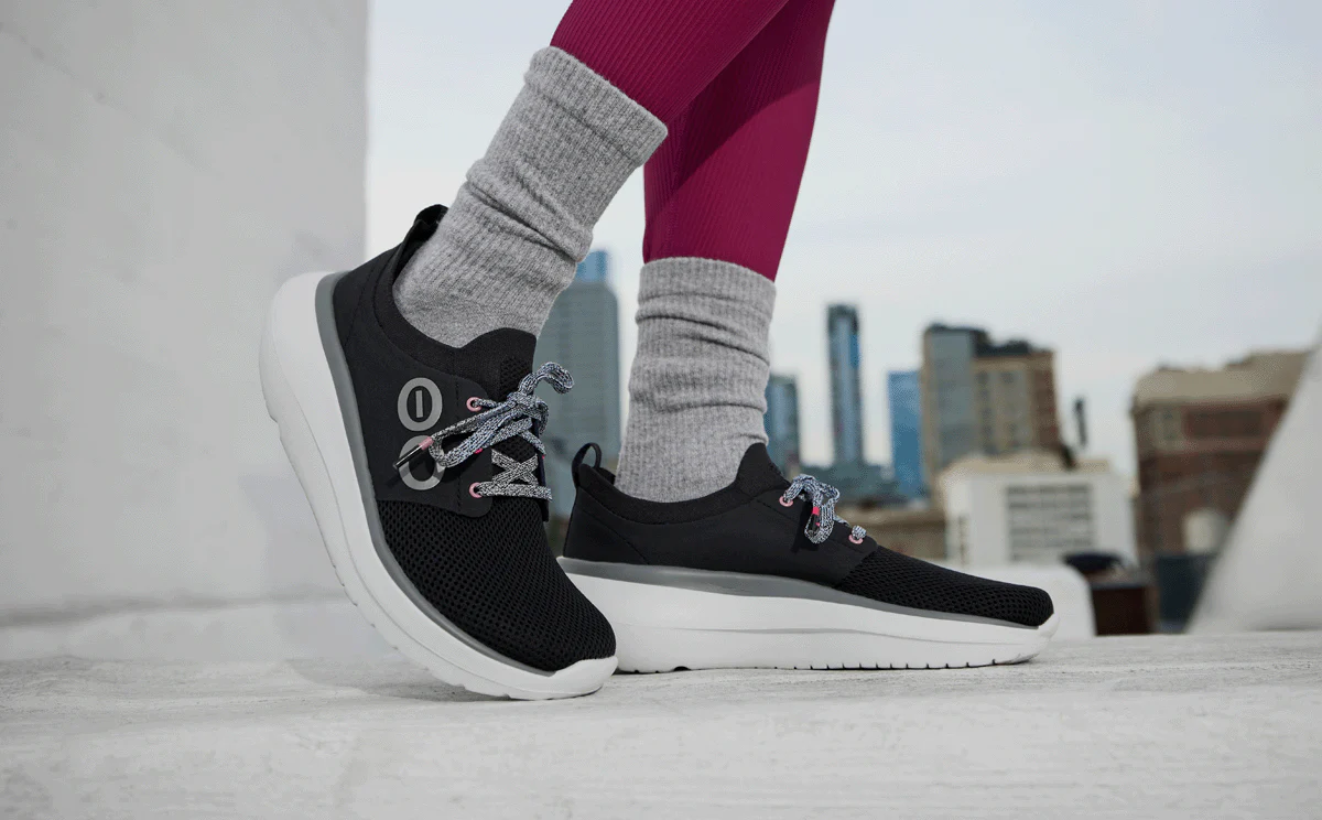 Women's OOmy Stride - White Black - Image 8